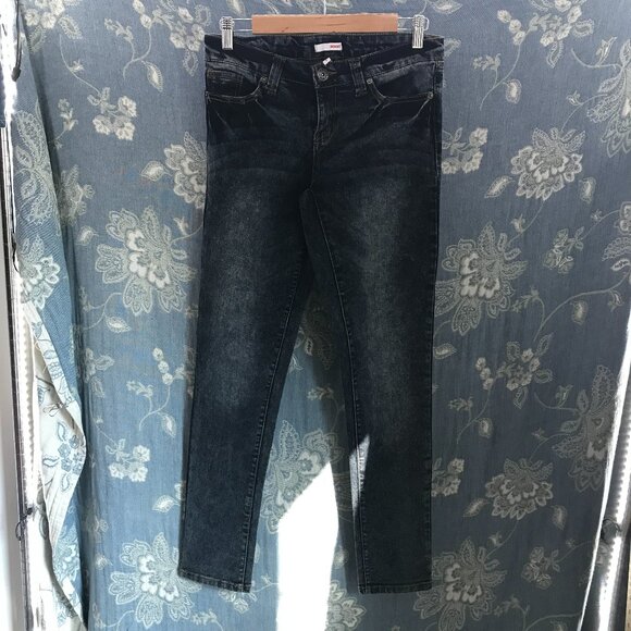 Bongo low rise skinny jeans dark acid wash size 9 - Picture 1 of 3